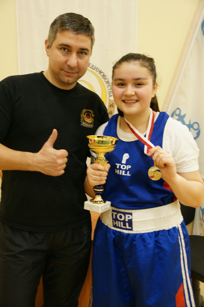 Воспитанница клуба "КОБИ-КАЙ" заняла первое место в соревнованиях по боксу
